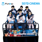6 jogadores transportam o cinema do movimento 7D para filmes do carro de competência na alameda