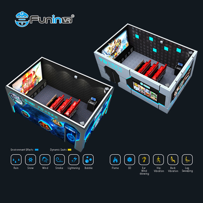 3D Screen Interactive Motion Race Simulator Games Forma de cor personalizável