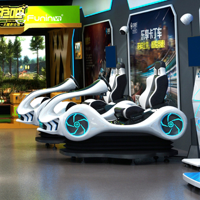 Simulador 9D de VR de corrida com simulador de motocicleta para comercial