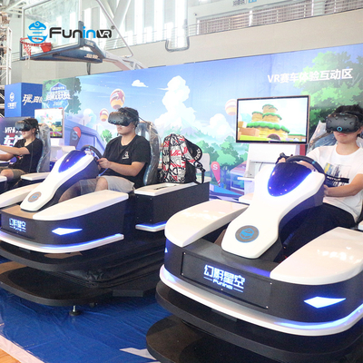 Simulador 9D de VR de corrida com simulador de motocicleta para comercial