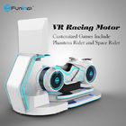 Simulador de Vr da motocicleta do cinema 9d da condução de carro de VR, competindo a máquina de jogo