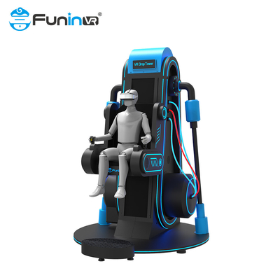 Rotação de 360 graus e controlador de joystick no nosso simulador de realidade virtual 9D AC220V