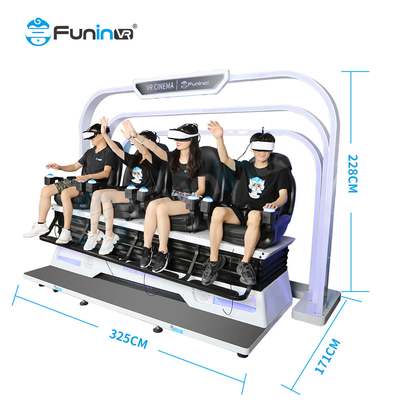 Entretenimento Simulador de Realidade Virtual 9D Som envolvente Baixa manutenção 220V