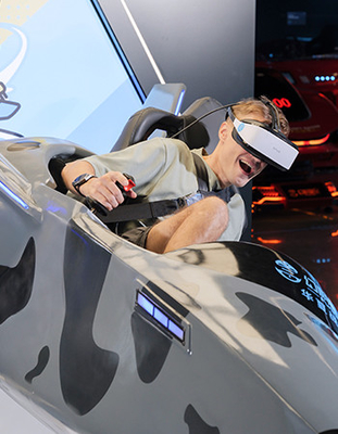 Leve a sua simulação de voo para o próximo nível com simulador de voo VR single-player 395kg Gamepad controles