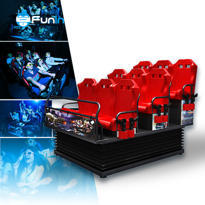 Shopping Mall Cinemas 5D Design de quadrado personalizado para 9-48 lugares 3 Atualizações mensais 1 Movie