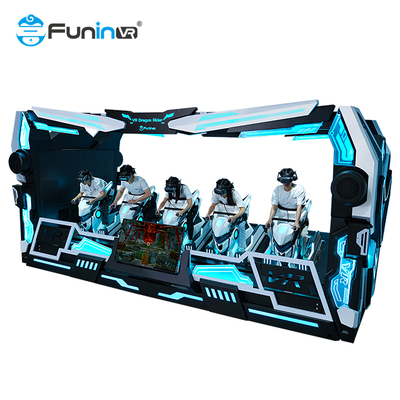 Experimente o Futuro do Entretenimento com o 9D VR Dragon Rider 5 Seats Simulator na Dynamic Extreme Theme Platform