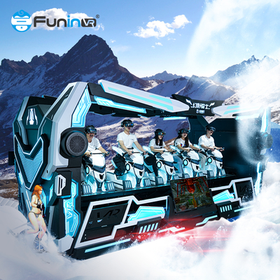 Experimente o Futuro do Entretenimento com o 9D VR Dragon Rider 5 Seats Simulator na Dynamic Extreme Theme Platform