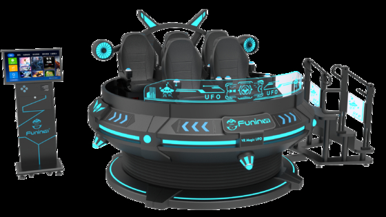 Atualize seu negócio de entretenimento com 6 lugares 9D VR VR Cinema Voltagem 220V / 2.4KW e Computador I5 1650 8G 240G
