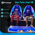 360 a pegada pequena virtual dois do simulador 220V da realidade do movimento 9D do grau Egg assentos