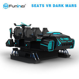 A obscuridade para múltiplos jogadores do vr da realidade virtual estraga os assentos da máquina de jogo 6 que competem o simulador de 9d VR