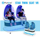 2 cinema da realidade virtual dos assentos 9D com efeito da varredura do pé da cadeira do OVO