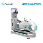 Um simulador da motocicleta da máquina de jogo do carro de competência da pessoa 4D/9D VR