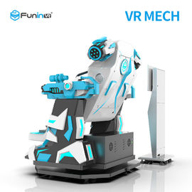 o simulador Mech de um jogador da máquina de jogo 220v de 0.7KW 9D VR Teamed acima a luta de Vr