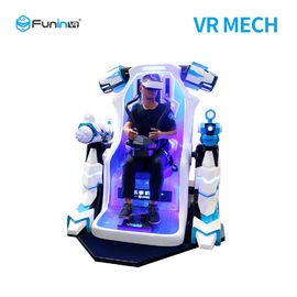 o simulador Mech de um jogador da máquina de jogo 220v de 0.7KW 9D VR Teamed acima a luta de Vr