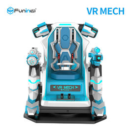 o simulador Mech de um jogador da máquina de jogo 220v de 0.7KW 9D VR Teamed acima a luta de Vr