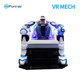 o simulador Mech de um jogador da máquina de jogo 220v de 0.7KW 9D VR Teamed acima a luta de Vr