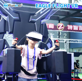 Plataforma ereta VR Flight Simulator do único jogador uma rotação de 360 graus