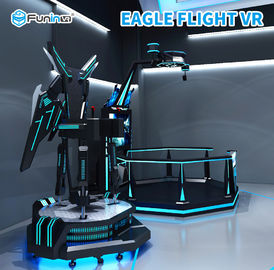 Plataforma ereta VR Flight Simulator do único jogador uma rotação de 360 graus