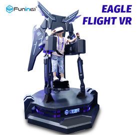 Plataforma ereta VR Flight Simulator do único jogador uma rotação de 360 graus