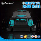 6 máquina da realidade virtual do simulador do cinema dos assentos 9D VR para a família 3.8KW