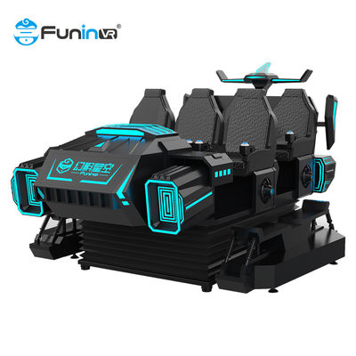 Assentos para múltiplos jogadores da máquina de jogo 6 do simulador do vr que competem o simulador de 9d VR