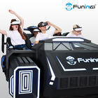 Cinema do simulador da realidade virtual VR dos assentos 9D do equipamento 6 do parque temático com filmes de VR