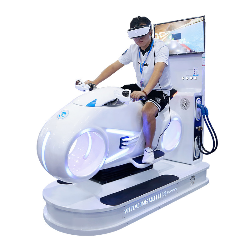 Imersivo VR Racing Moto Simulator HD Controle de Movimento na tela para interiores extremos