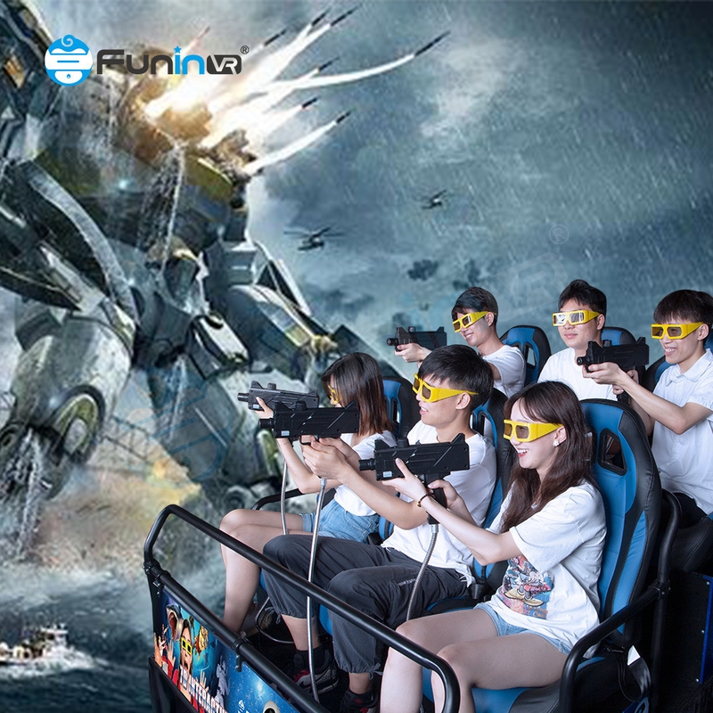 Liberte o poder dos efeitos do vento no sistema elétrico Cinemas 5D para emoção do parque de trampolins