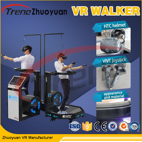 Escada rolante da realidade virtual de uma imersão de 360 graus corrida com um jogador da vista 1