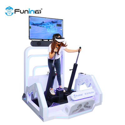 Realidade virtual interna Ski Simulator de máquina de jogo do parque de diversões interativo 9D Vr