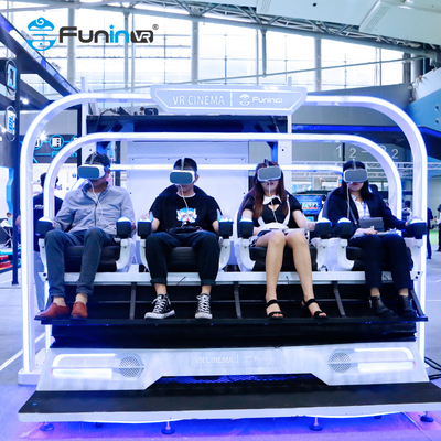 400KG simulador do cinema da carga 9D VR com assentos dinâmicos da durabilidade alta interativa de Gameplay