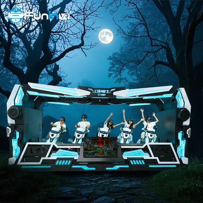 6180*2695*2825mm Cinema de Realidade Virtual 9D Com Efeitos de Iluminação Dinâmica Efeitos Visuais de Alta Definição