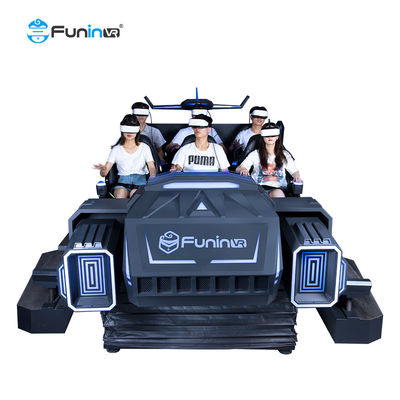 VR VR de Arcade Game Machine 4 - 6 simulador escuro dos assentos VR Marte para o parque de diversões