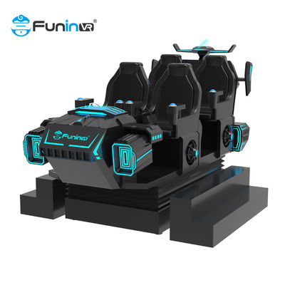 A obscuridade alta avaliado dos assentos VR da realidade virtual 6 do lucro 9DVR da carga 600kg estraga o simulador do cinema