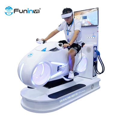máquina de jogo Vr da realidade virtual do carro de corridas de 9D Vr que compete o simulador do motor