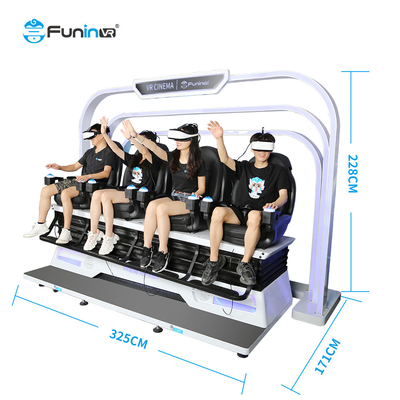 Cinema de surpresa da realidade virtual do projeto 9D do jogo do cinema dos assentos da máquina 9D 4 do produto VR