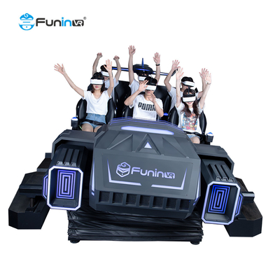 A carga que carrega o divertimento das crianças de 600KG 9d VR monta as corridas de carros 9D Vr da realidade virtual que conduz o equipamento do simulador