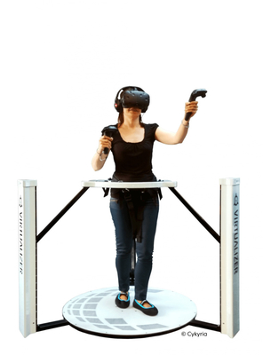 Parque de diversões Realidade Virtual Esteira de Tiro Simulador de Caminhante VR Walker