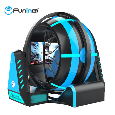 Jogador 9D VR Arcade Machines Simulator da montanha russa 2 de Immersive da rotação do equipamento 720 do parque temático de VR