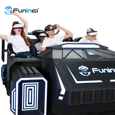 6 a simulação preta da realidade virtual do cinema do projeto de navio 9d do espaço dos assentos 9D Vr monta a máquina de jogo 9d Vr