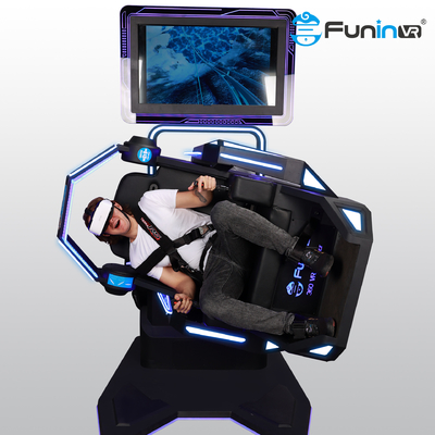 Carga avaliado 120KG 9D da simulação da realidade virtual do parque de VR cadeira de gerencio de Vr do tiro de um movimento de 360 graus